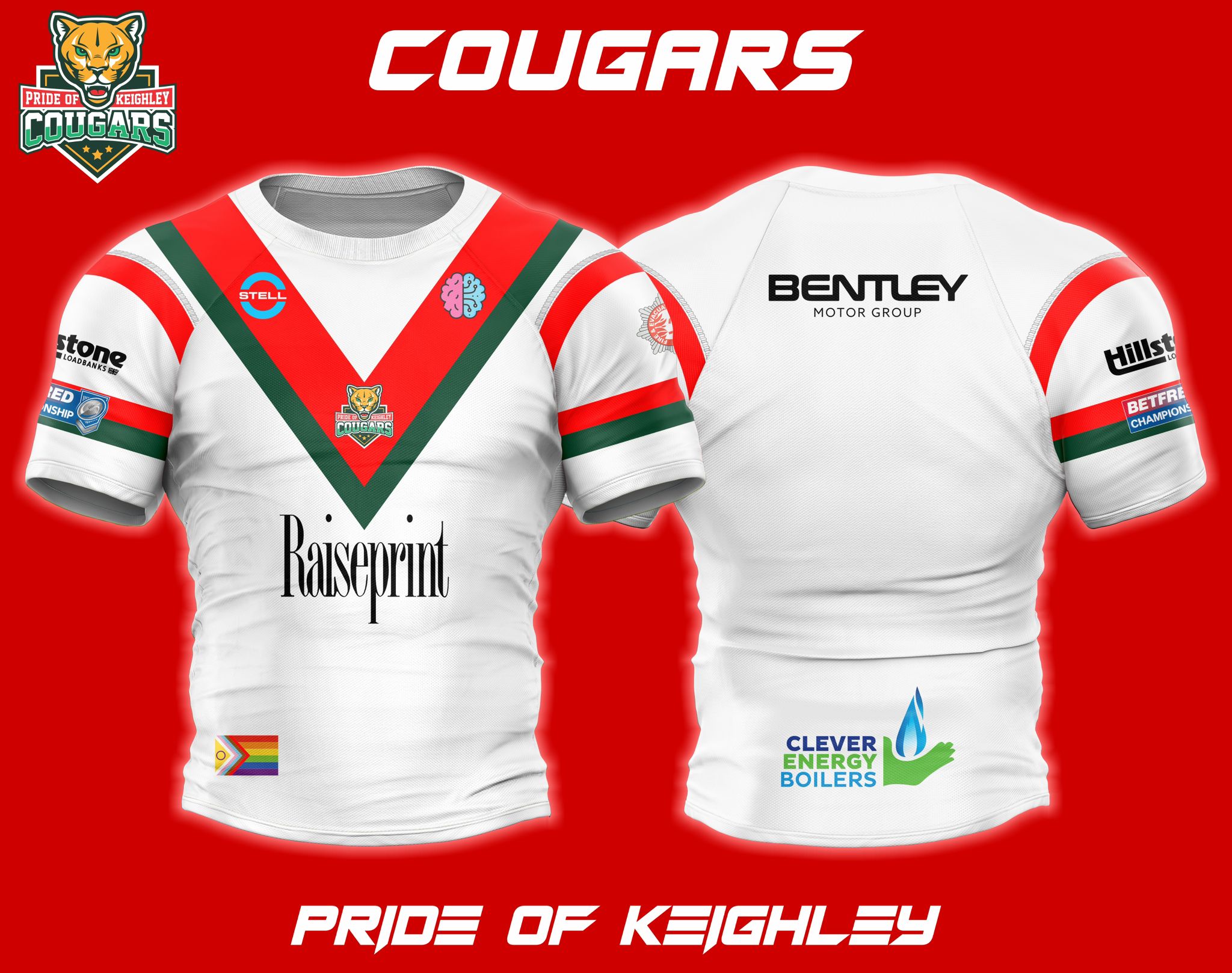 2026 Keighley Cougars Adult Home Shirt Keighley Cougars 2026 Keighley Cougars Adult Home Shirt Keighley Cougars